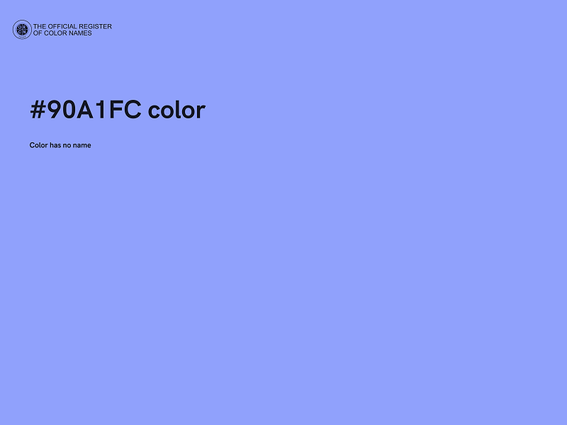 #90A1FC color image