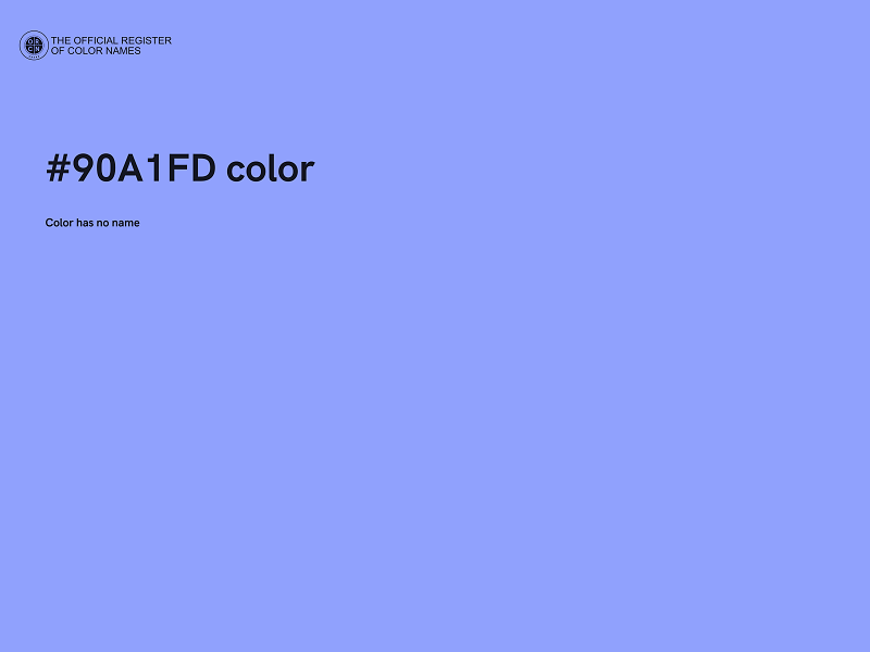 #90A1FD color image