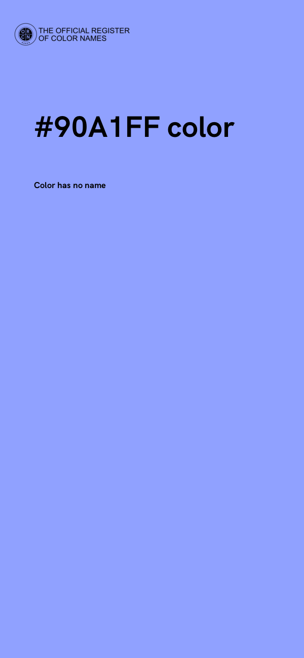 #90A1FF color image
