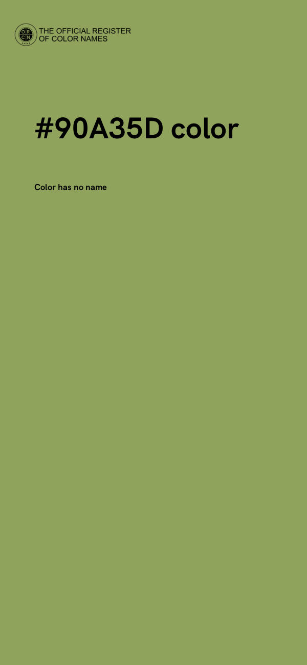 #90A35D color image