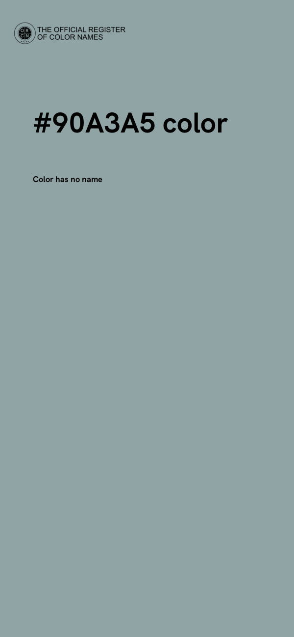 #90A3A5 color image