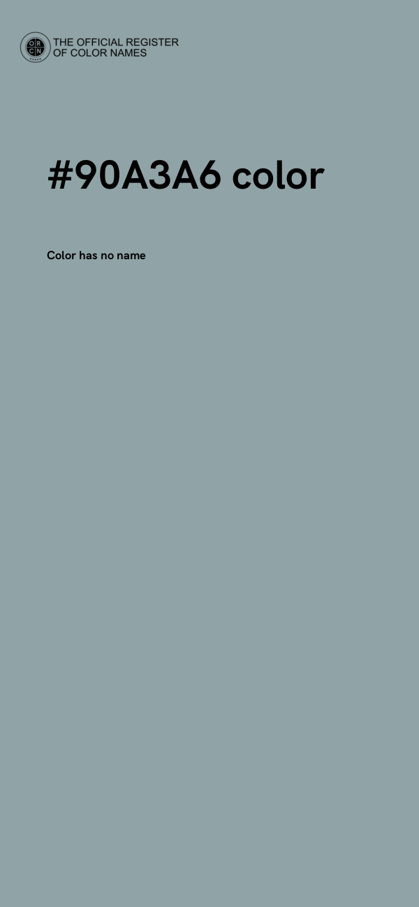 #90A3A6 color image