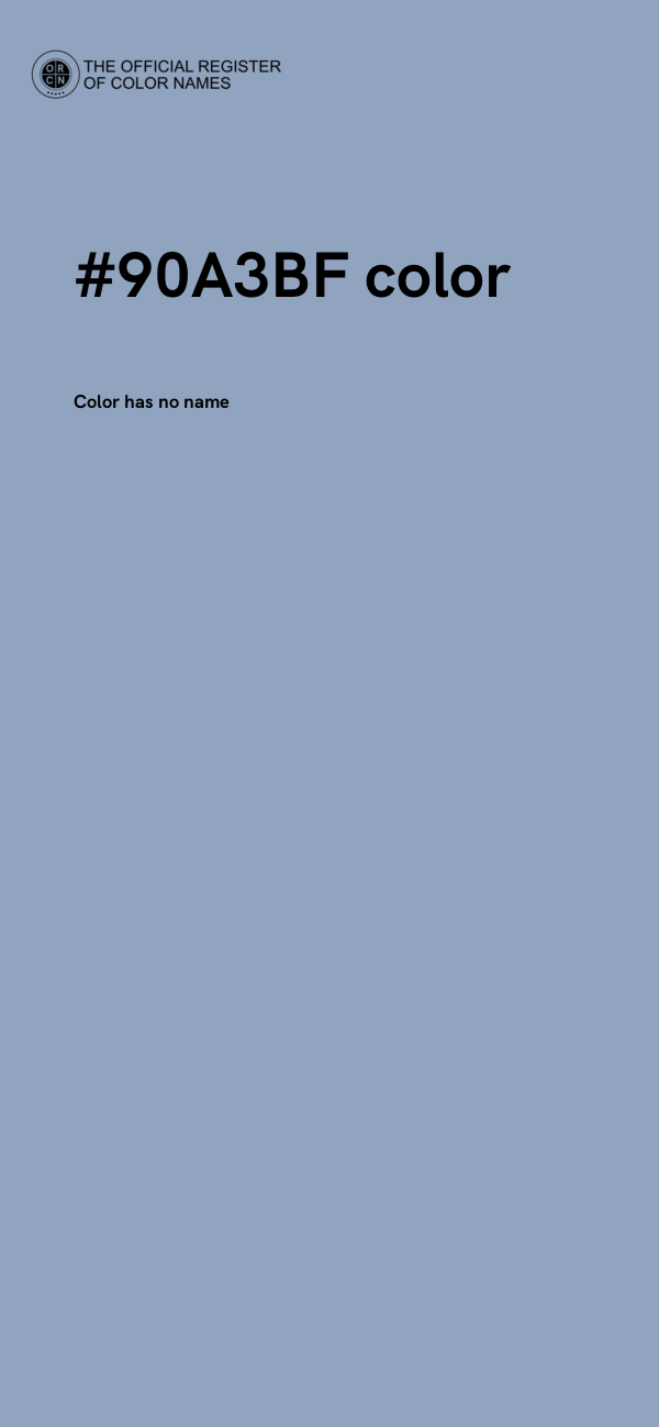 #90A3BF color image