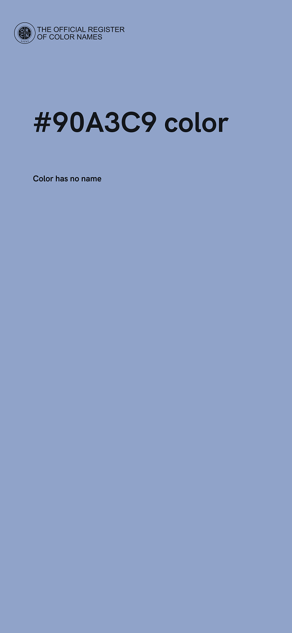 #90A3C9 color image