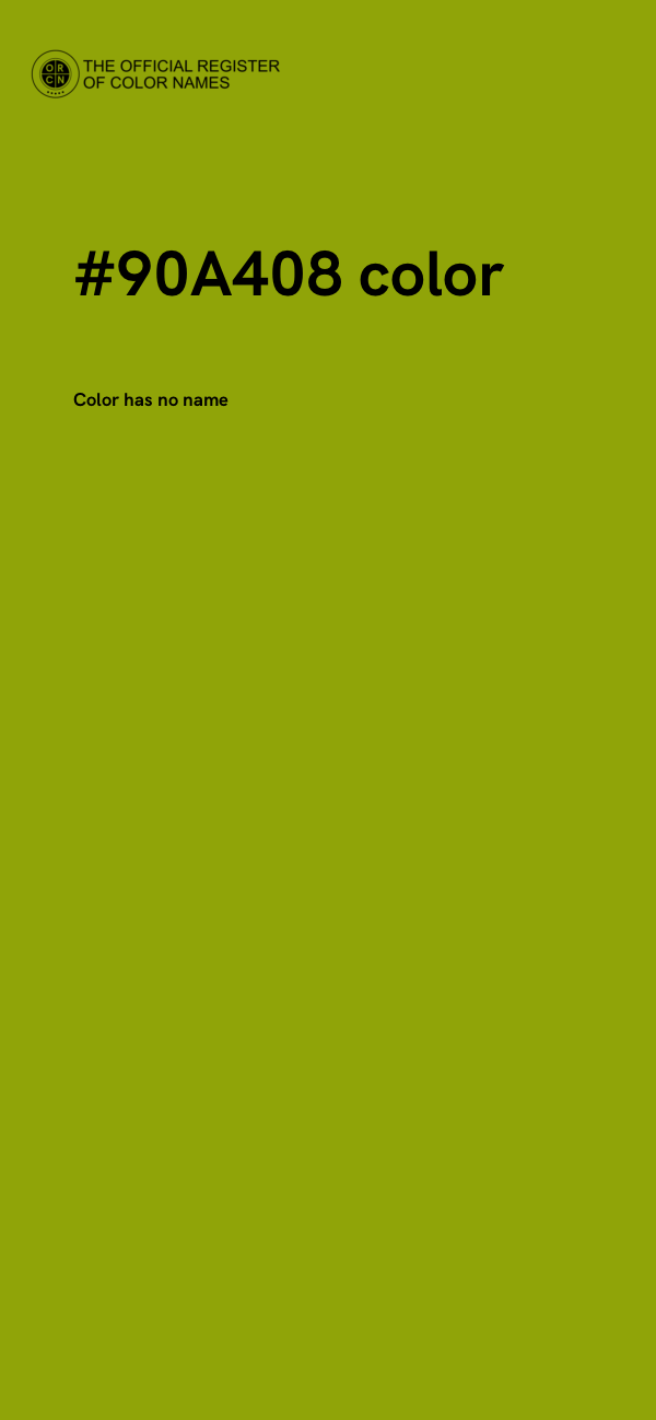 #90A408 color image