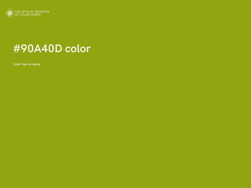 #90A40D color image