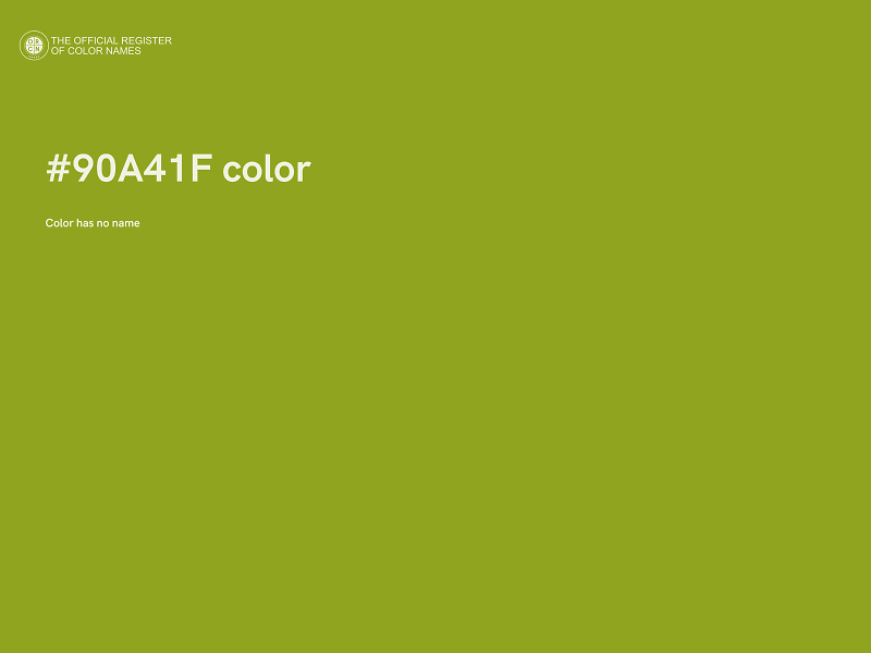 #90A41F color image