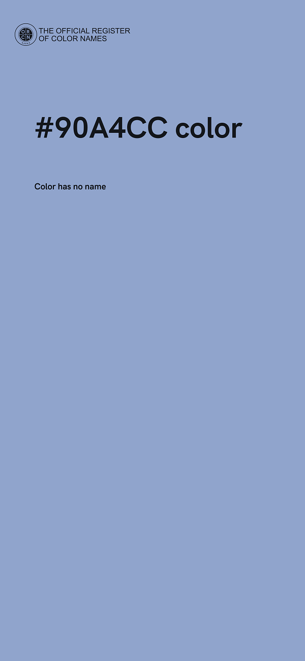 #90A4CC color image