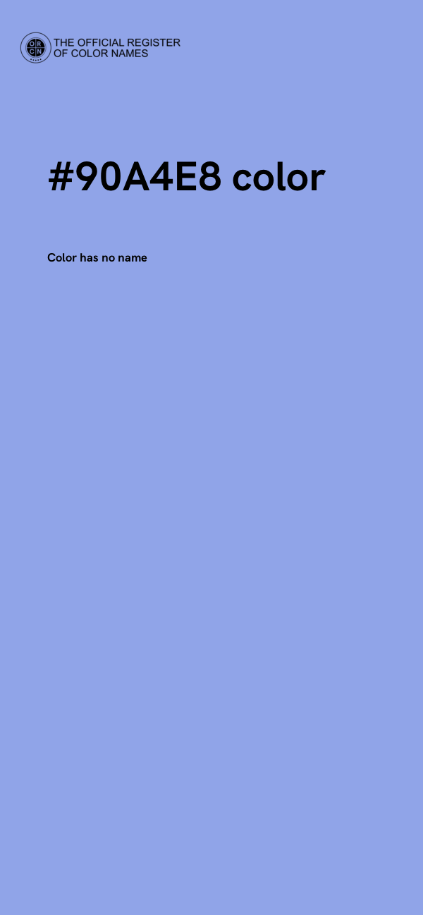 #90A4E8 color image