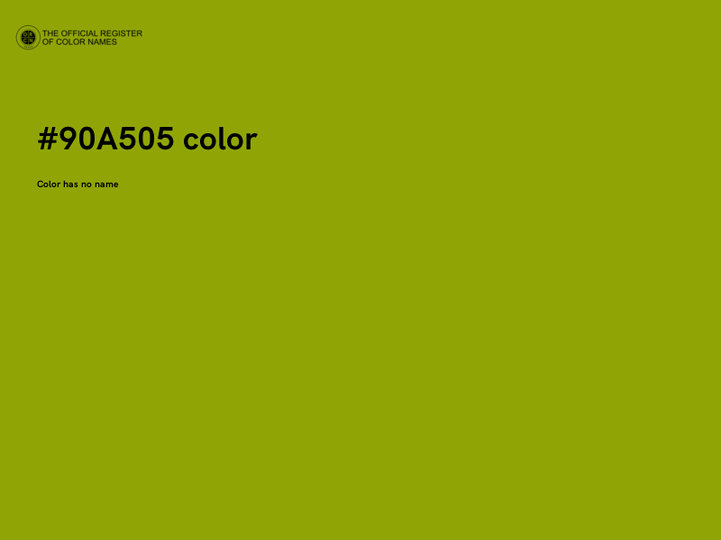 #90A505 color image