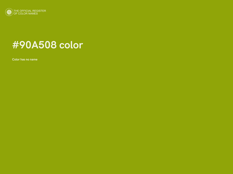 #90A508 color image
