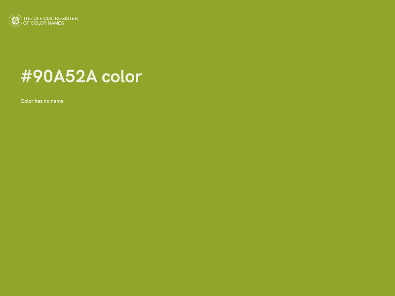#90A52A color image