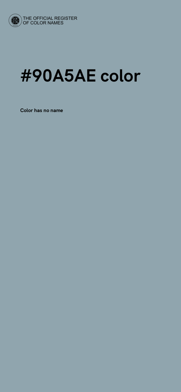 #90A5AE color image