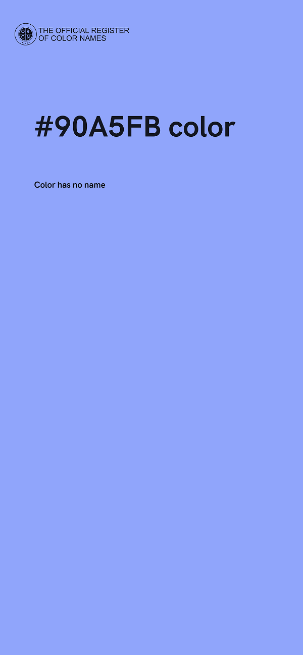 #90A5FB color image