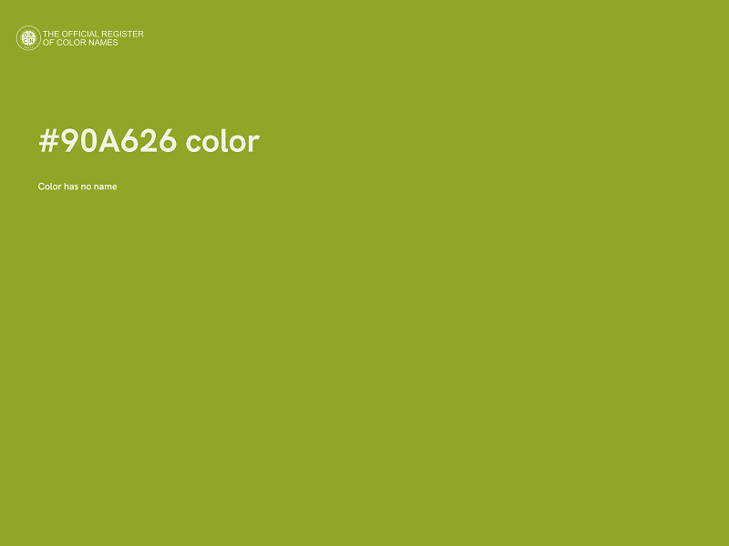 #90A626 color image