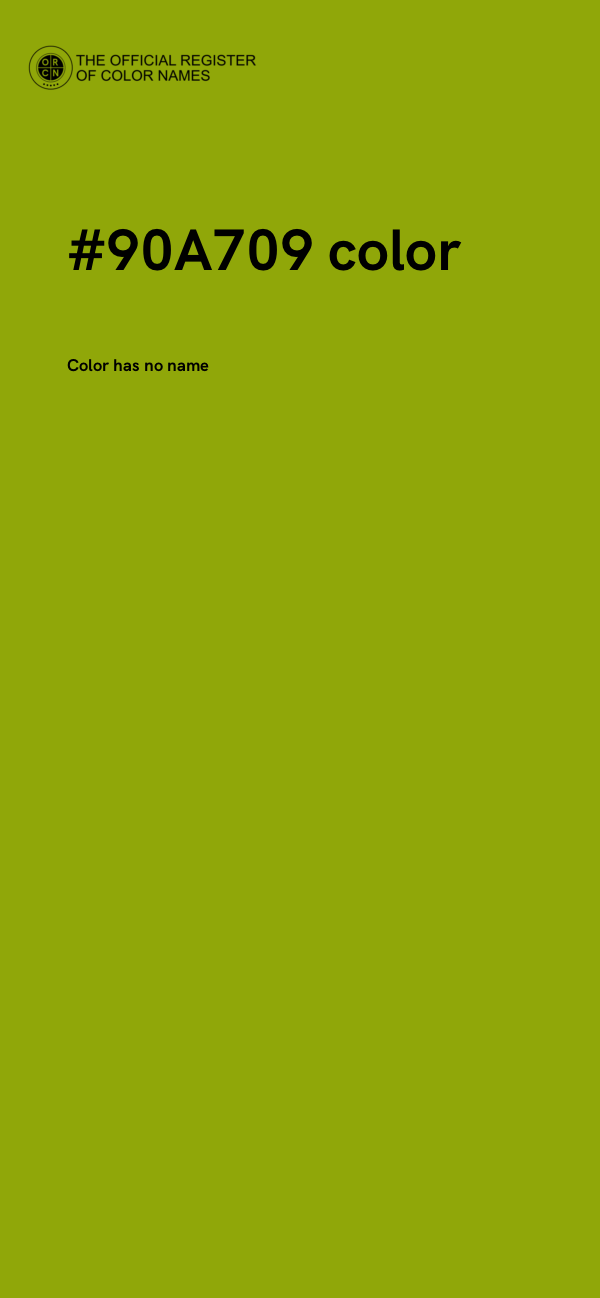 #90A709 color image