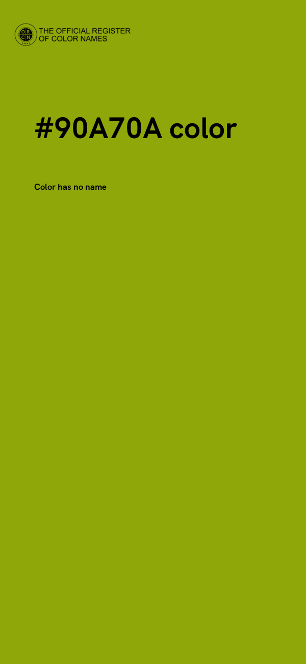 #90A70A color image