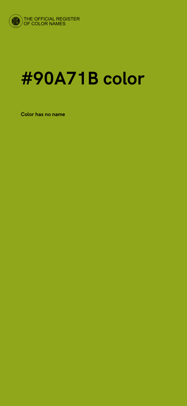 #90A71B color image