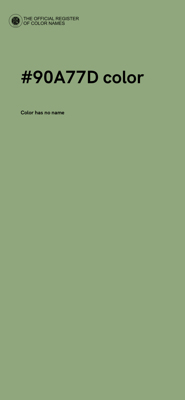 #90A77D color image