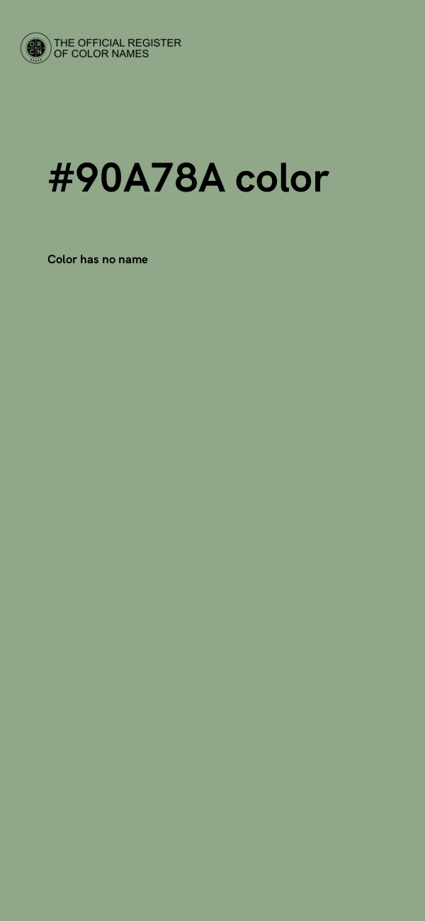 #90A78A color image