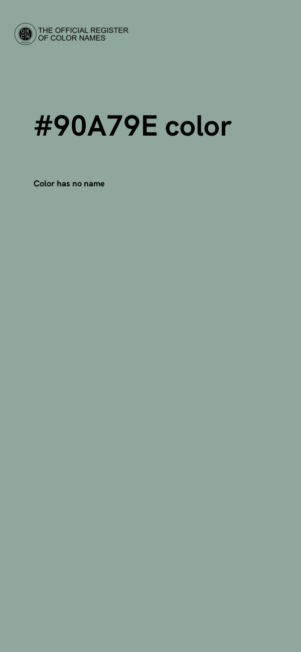 #90A79E color image
