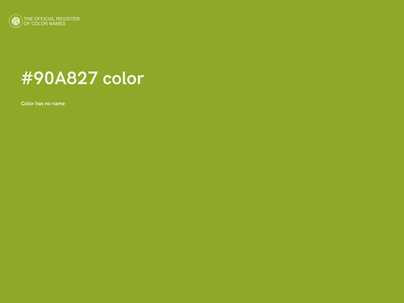 #90A827 color image