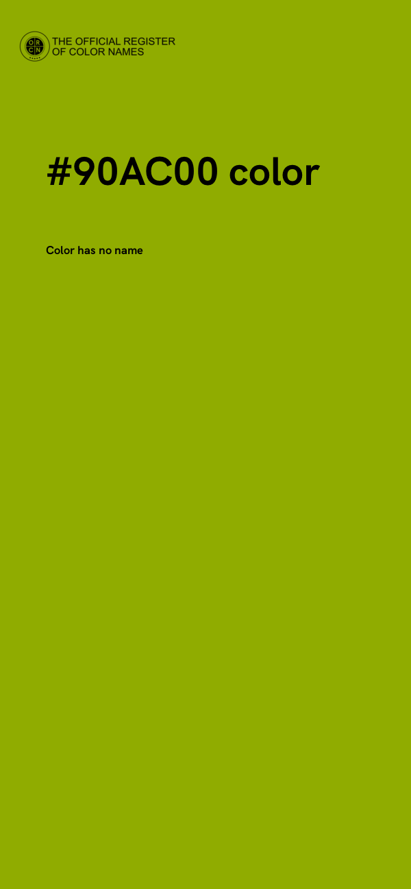 #90AC00 color image