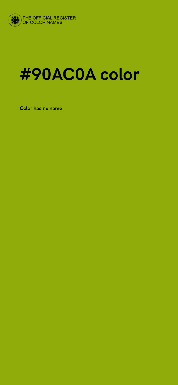 #90AC0A color image