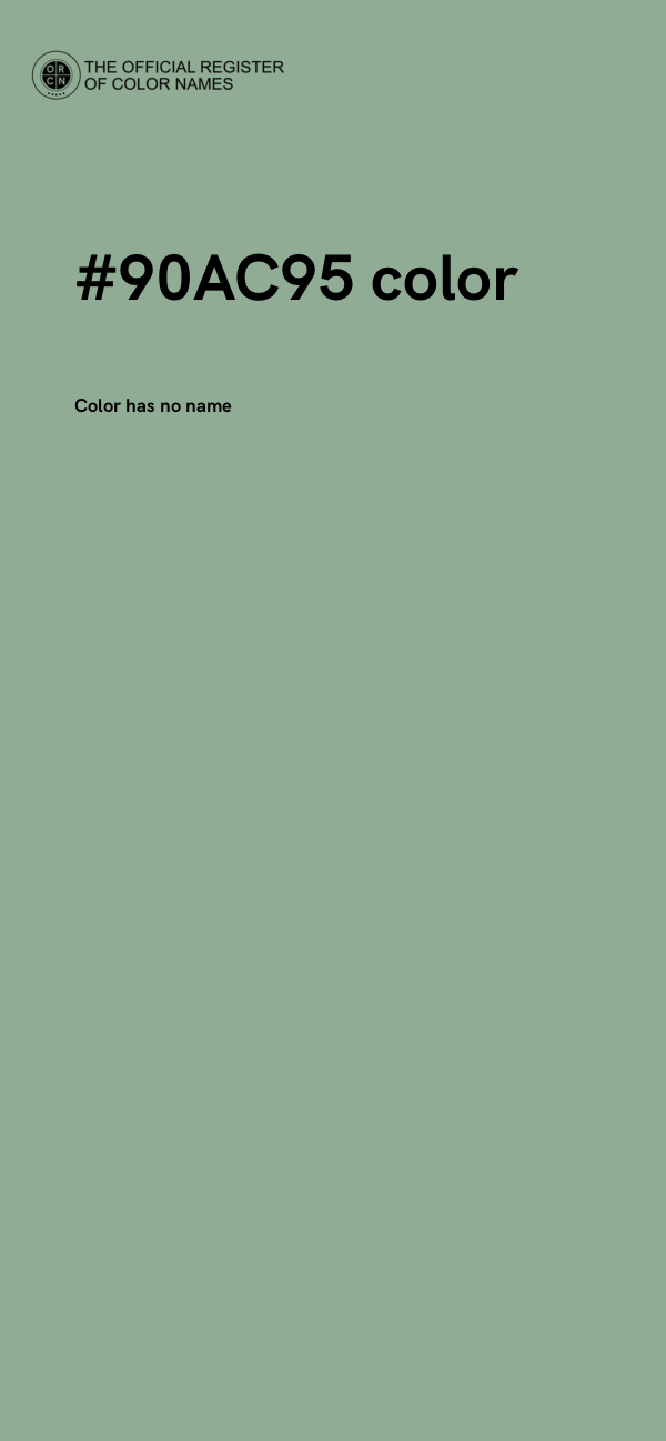 #90AC95 color image