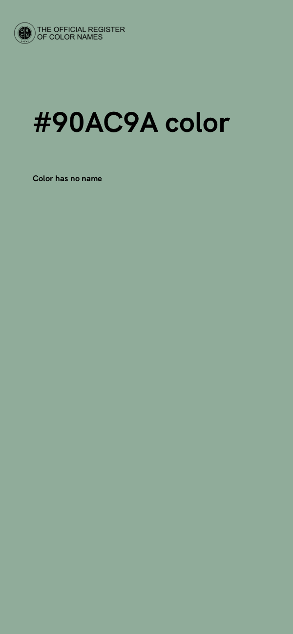 #90AC9A color image