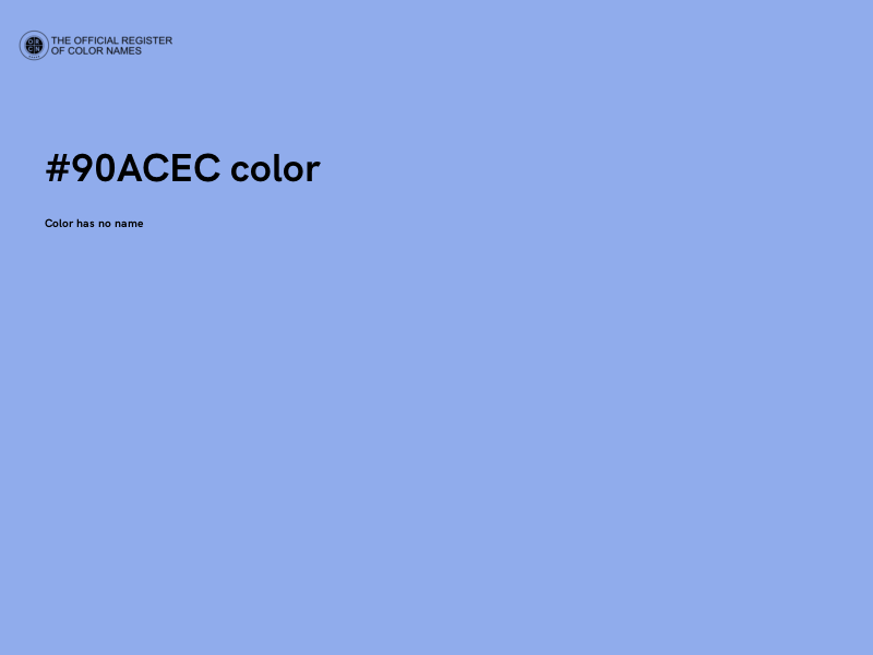 #90ACEC color image
