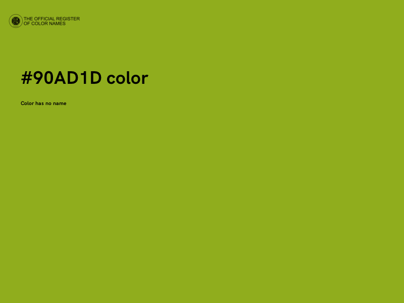 #90AD1D color image