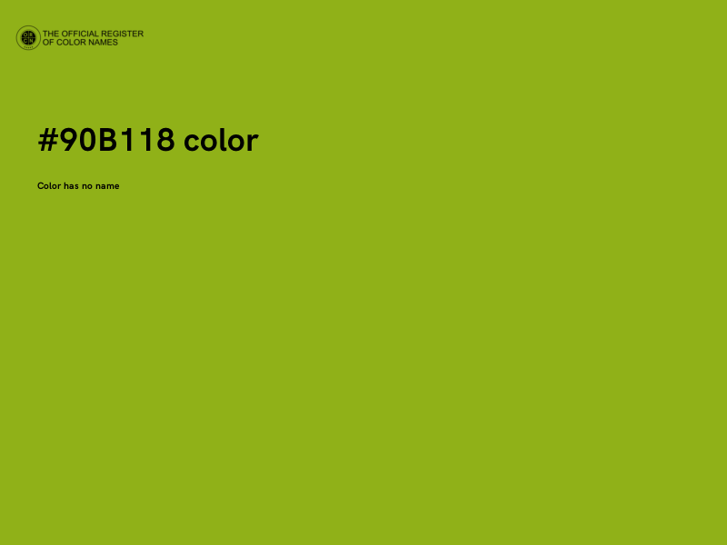 #90B118 color image