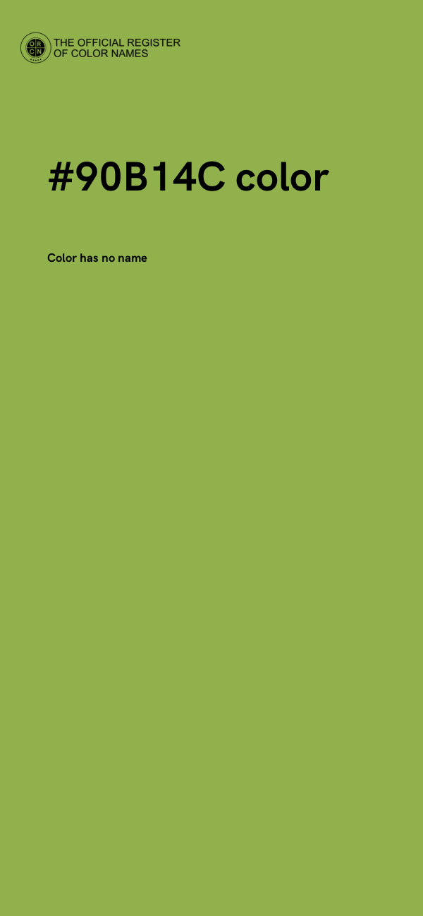 #90B14C color image