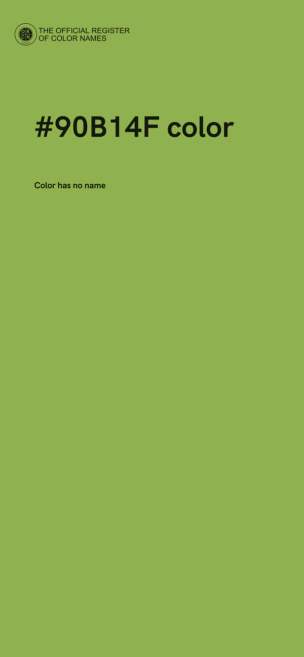 #90B14F color image