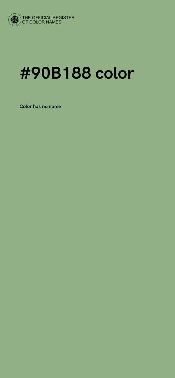 #90B188 color image