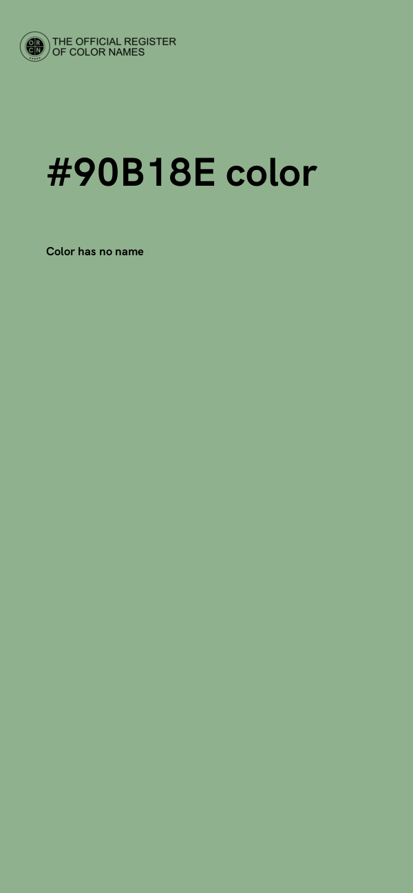 #90B18E color image