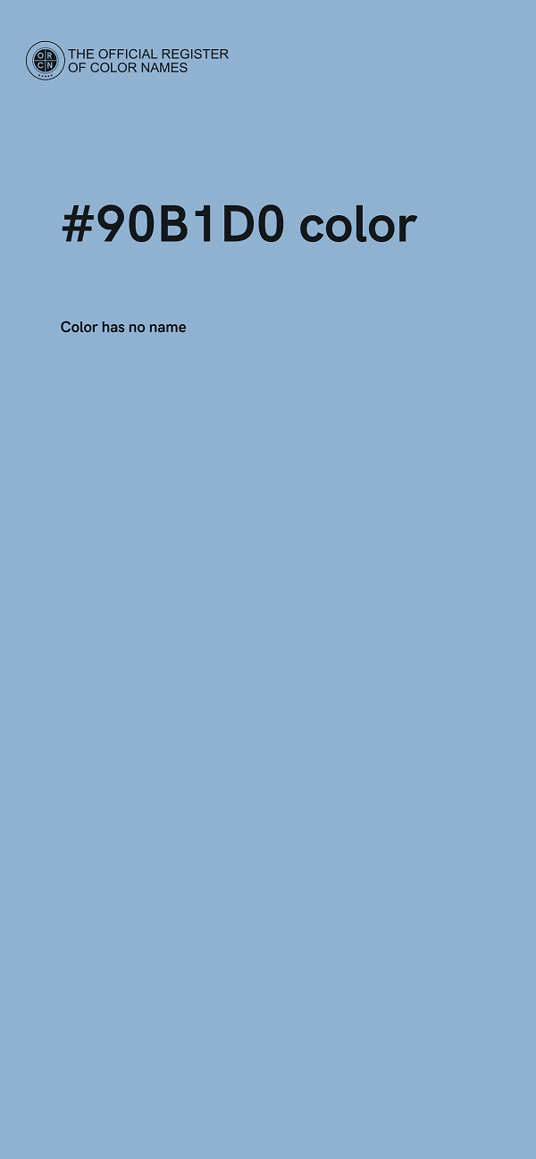 #90B1D0 color image