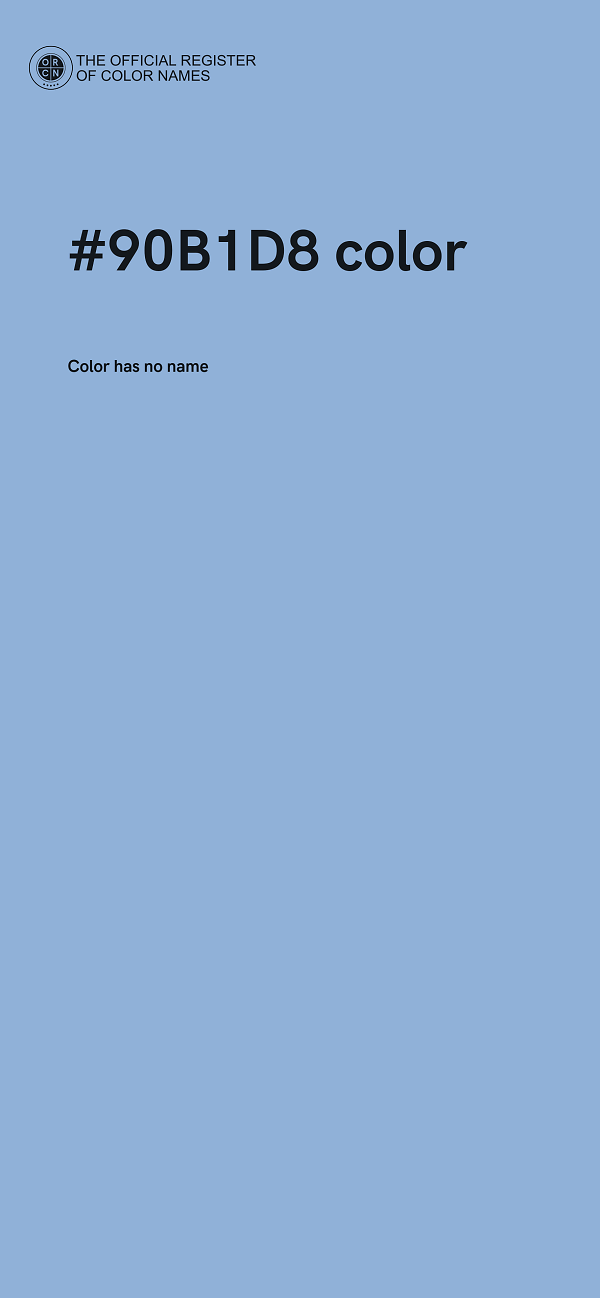 #90B1D8 color image