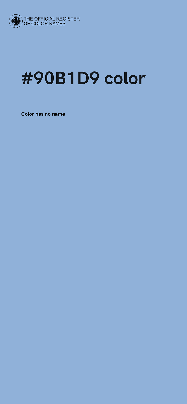 #90B1D9 color image