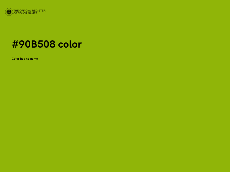 #90B508 color image