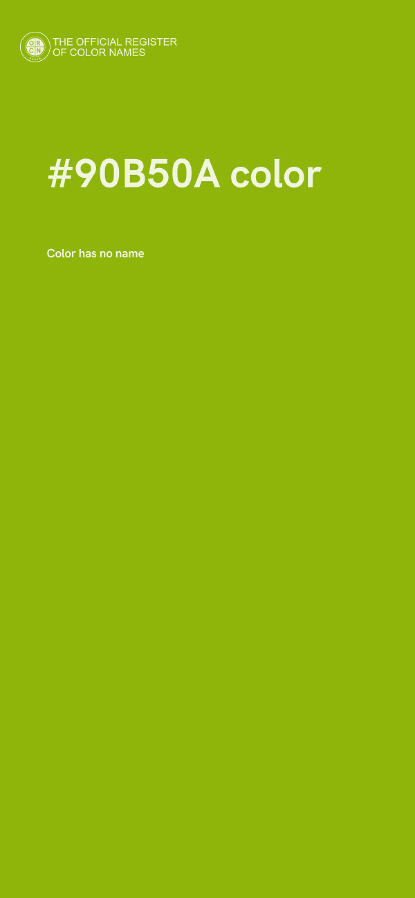 #90B50A color image