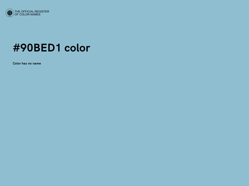 #90BED1 color image