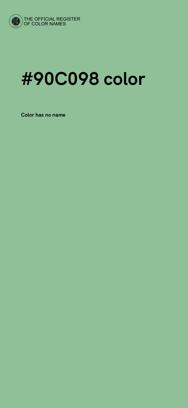 #90C098 color image