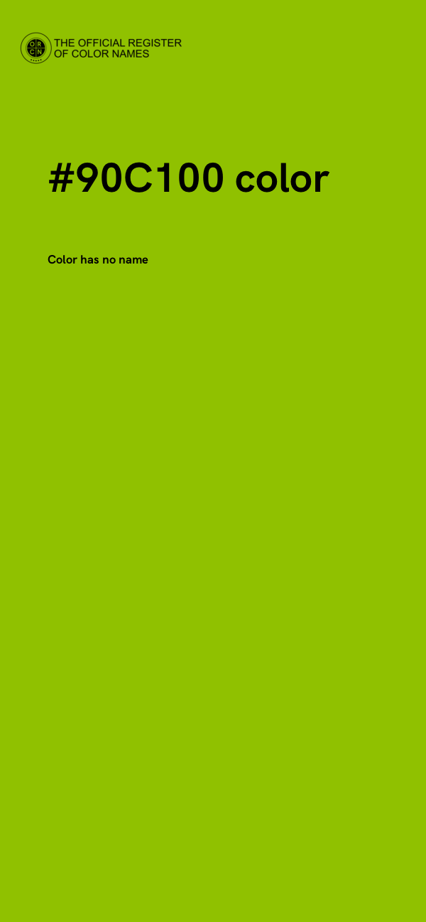 #90C100 color image