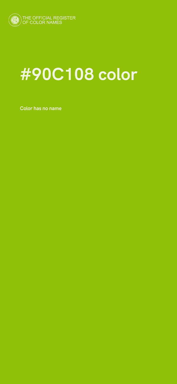 #90C108 color image