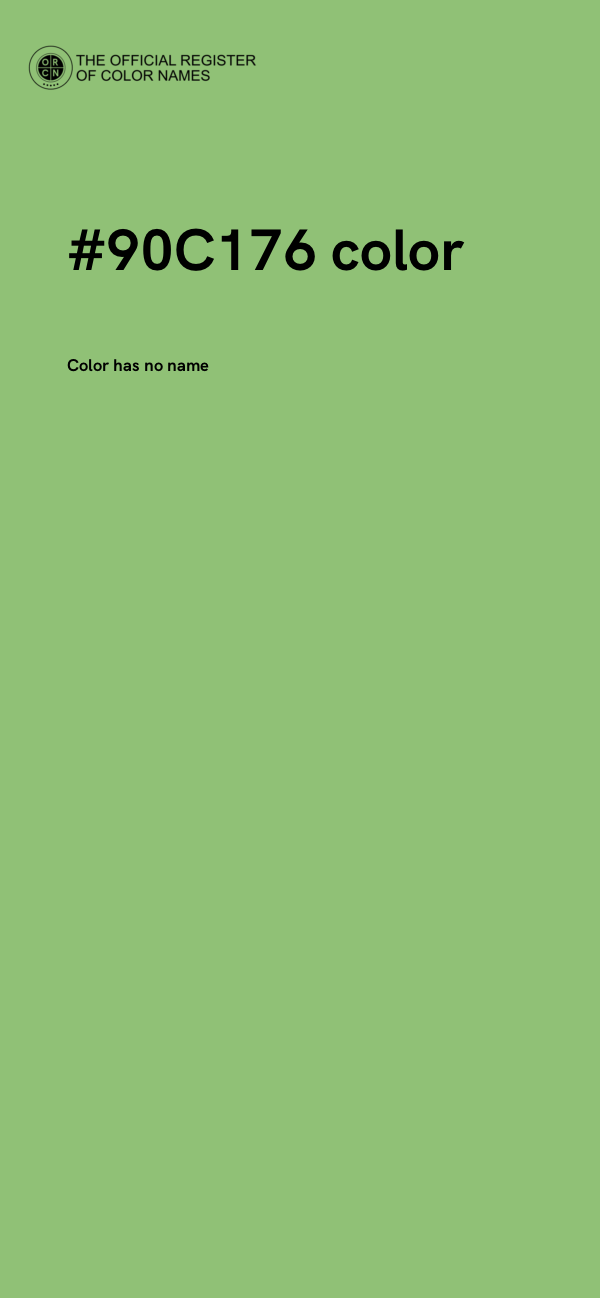 #90C176 color image