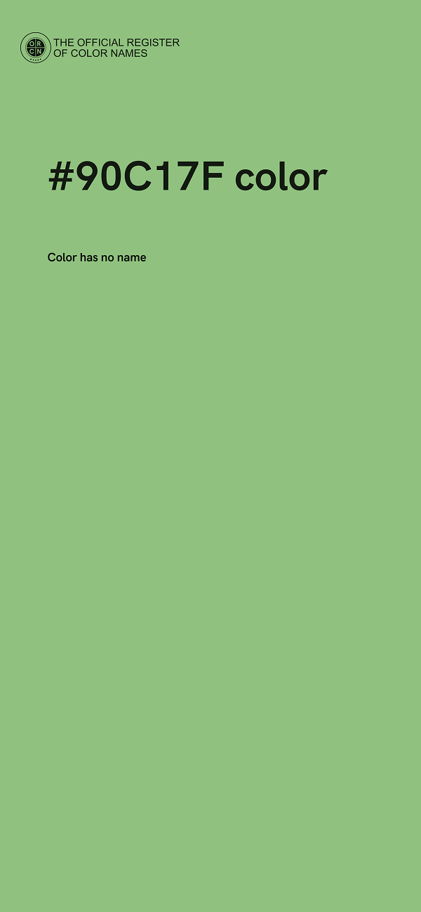 #90C17F color image