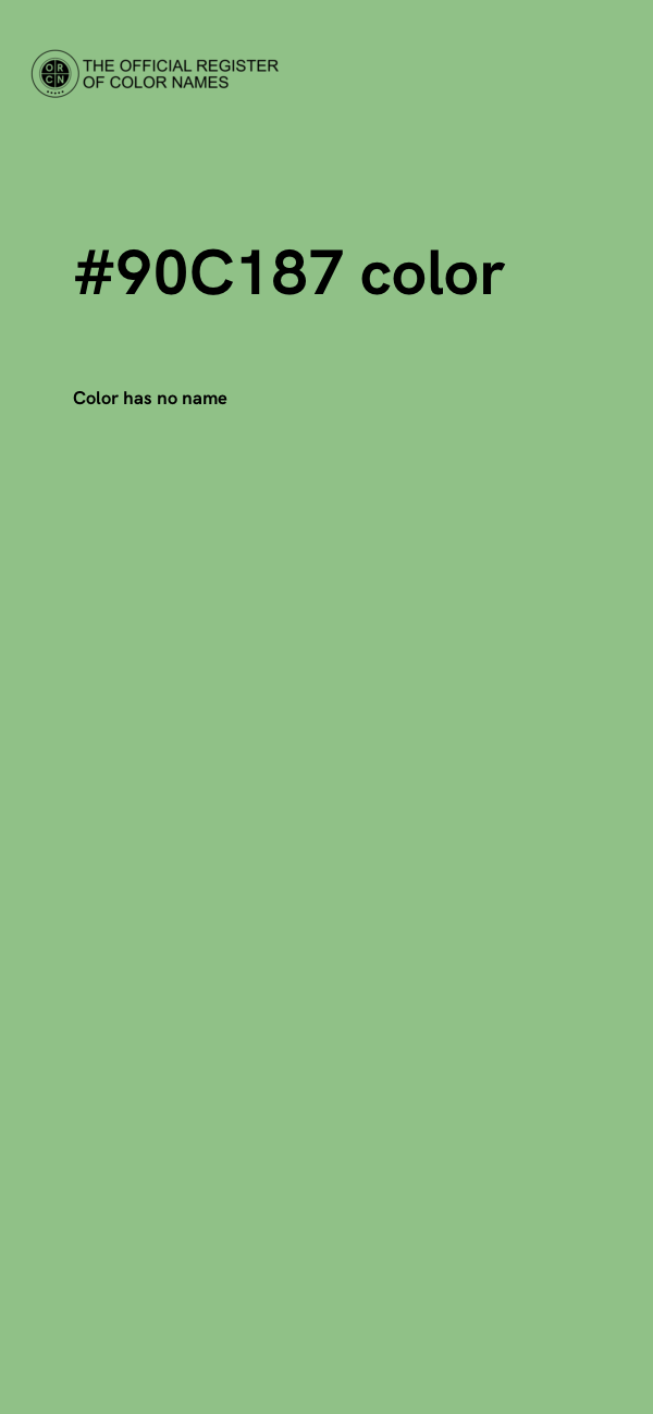 #90C187 color image