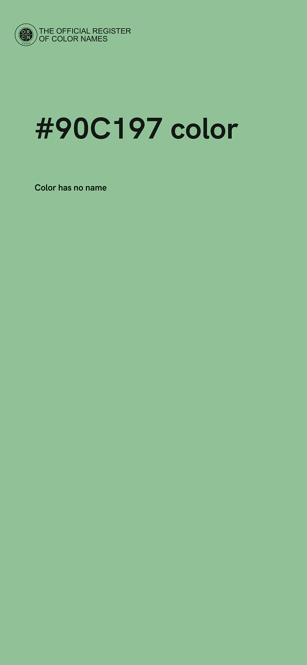#90C197 color image